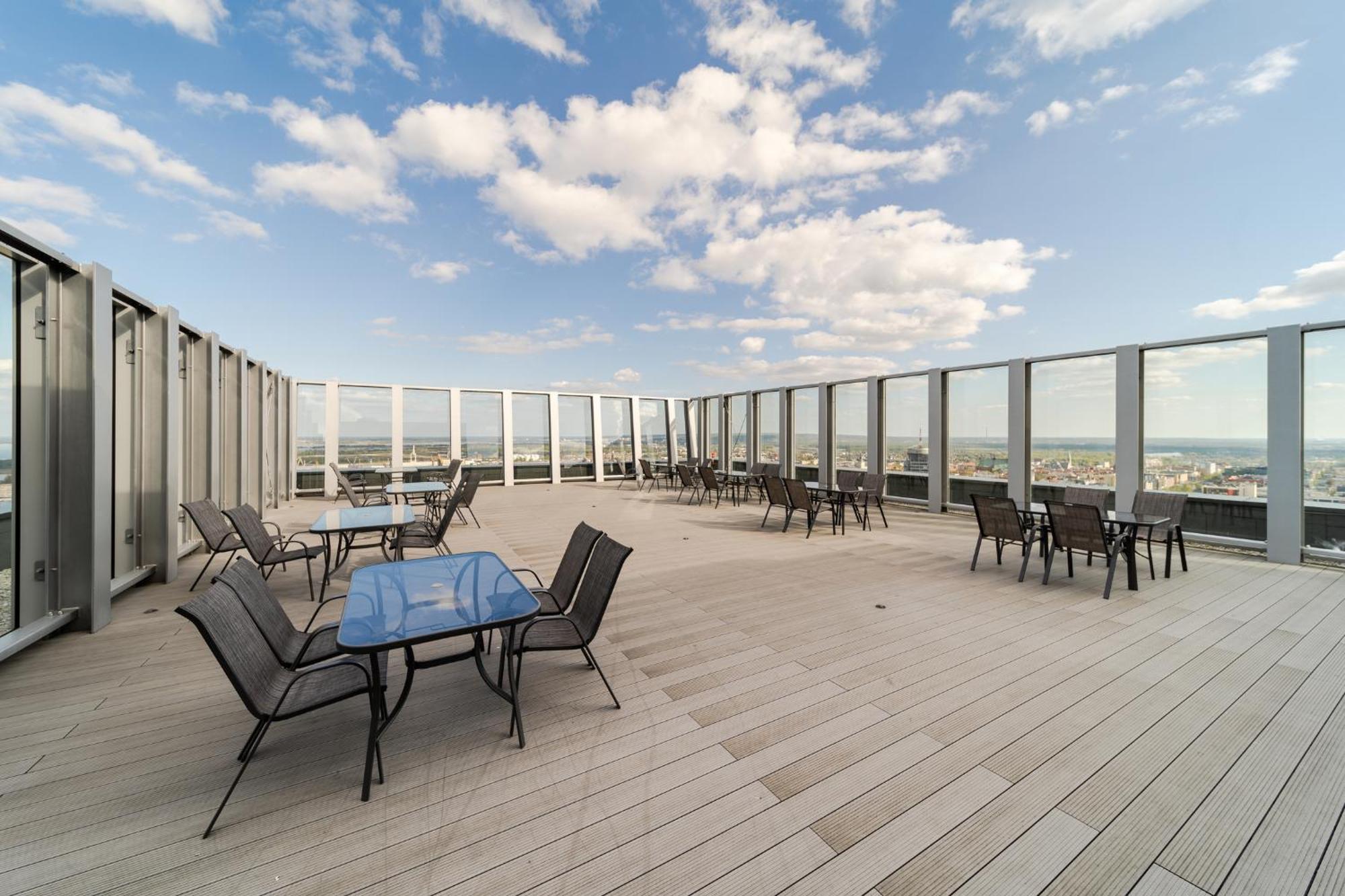 Hanza Tower Apartment No 628 - 6Th Floor, Balcony, Swimming Pool Szczecin Luaran gambar